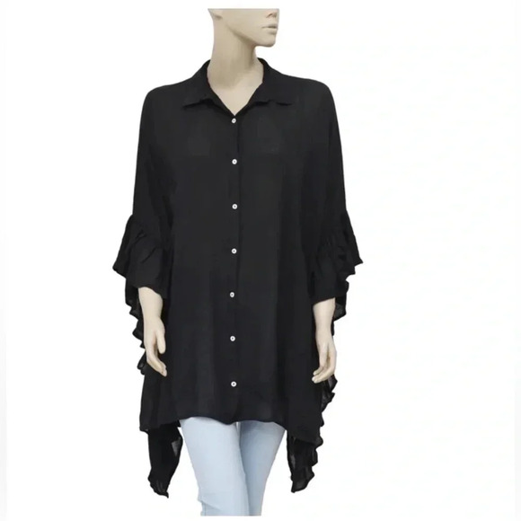 making waves Tops - Wishing Waves Butterfly Blouse